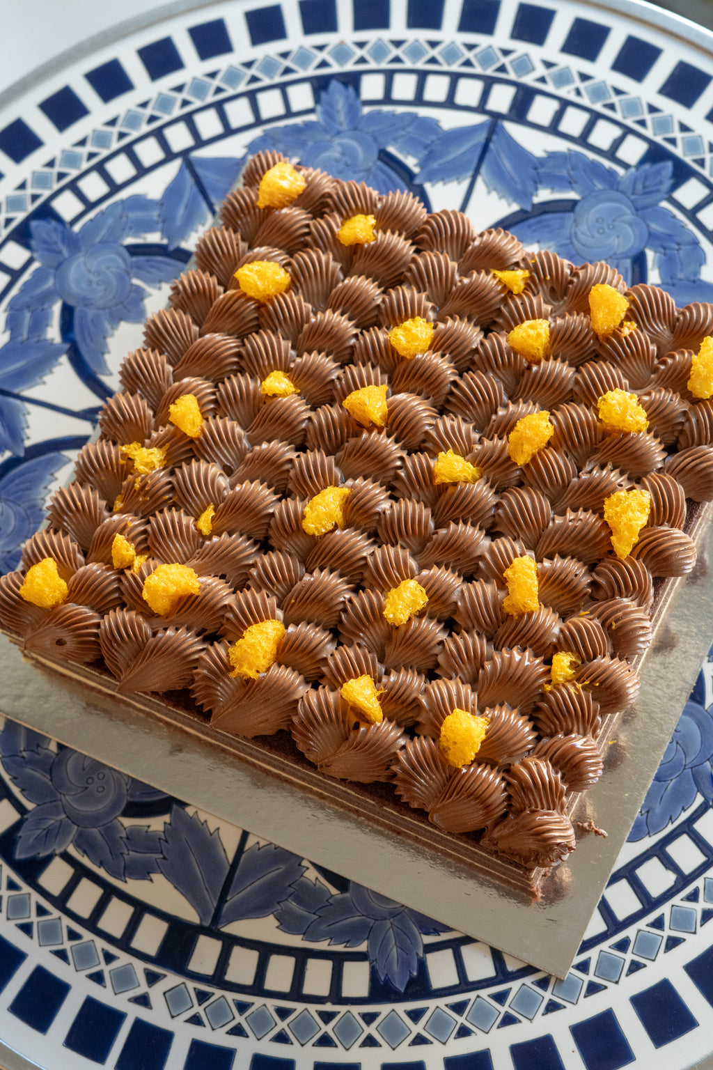 Chocolate Sponge & Mandarin Cake - Vegan