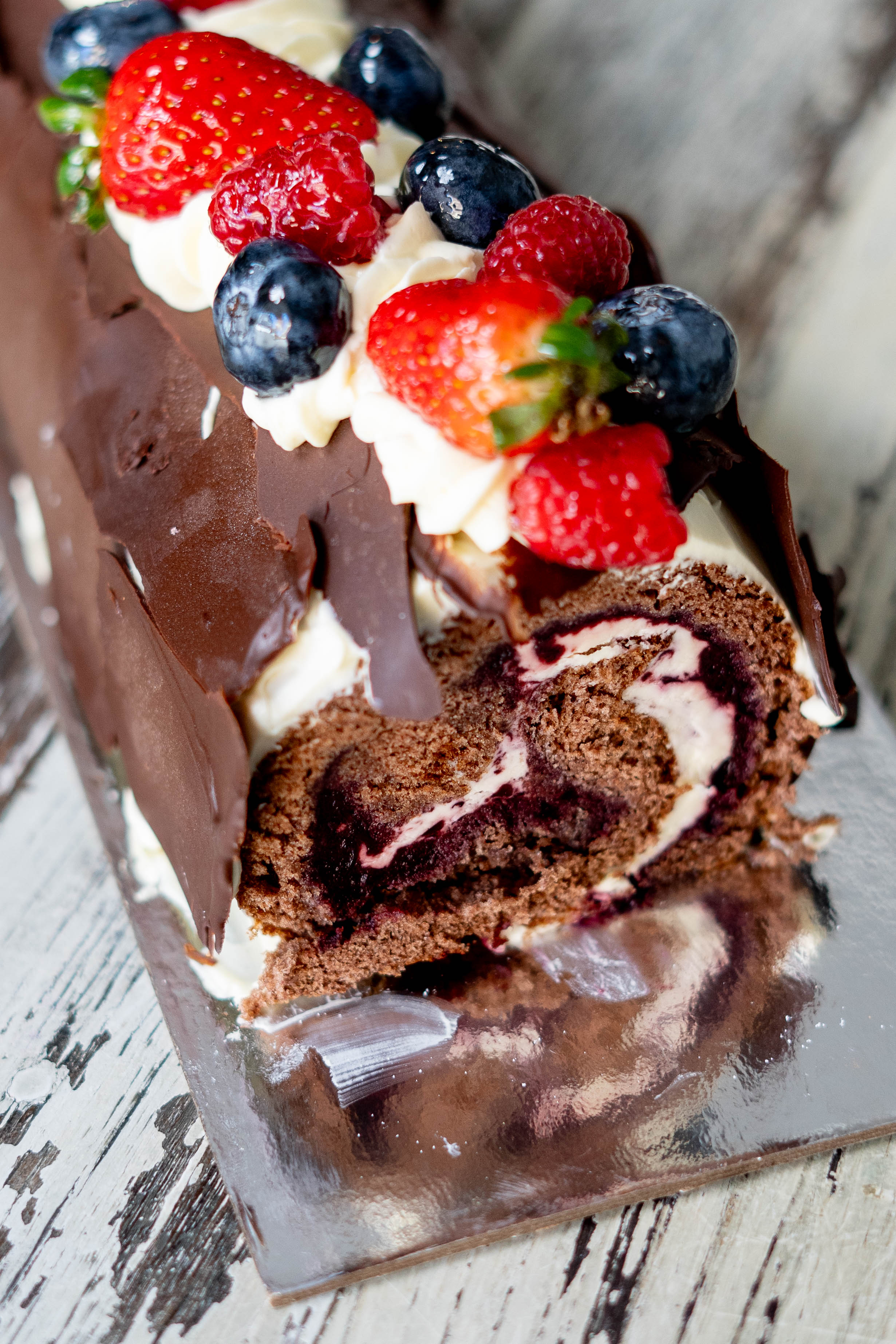 Chocolate Log/Tronco de Chocolate