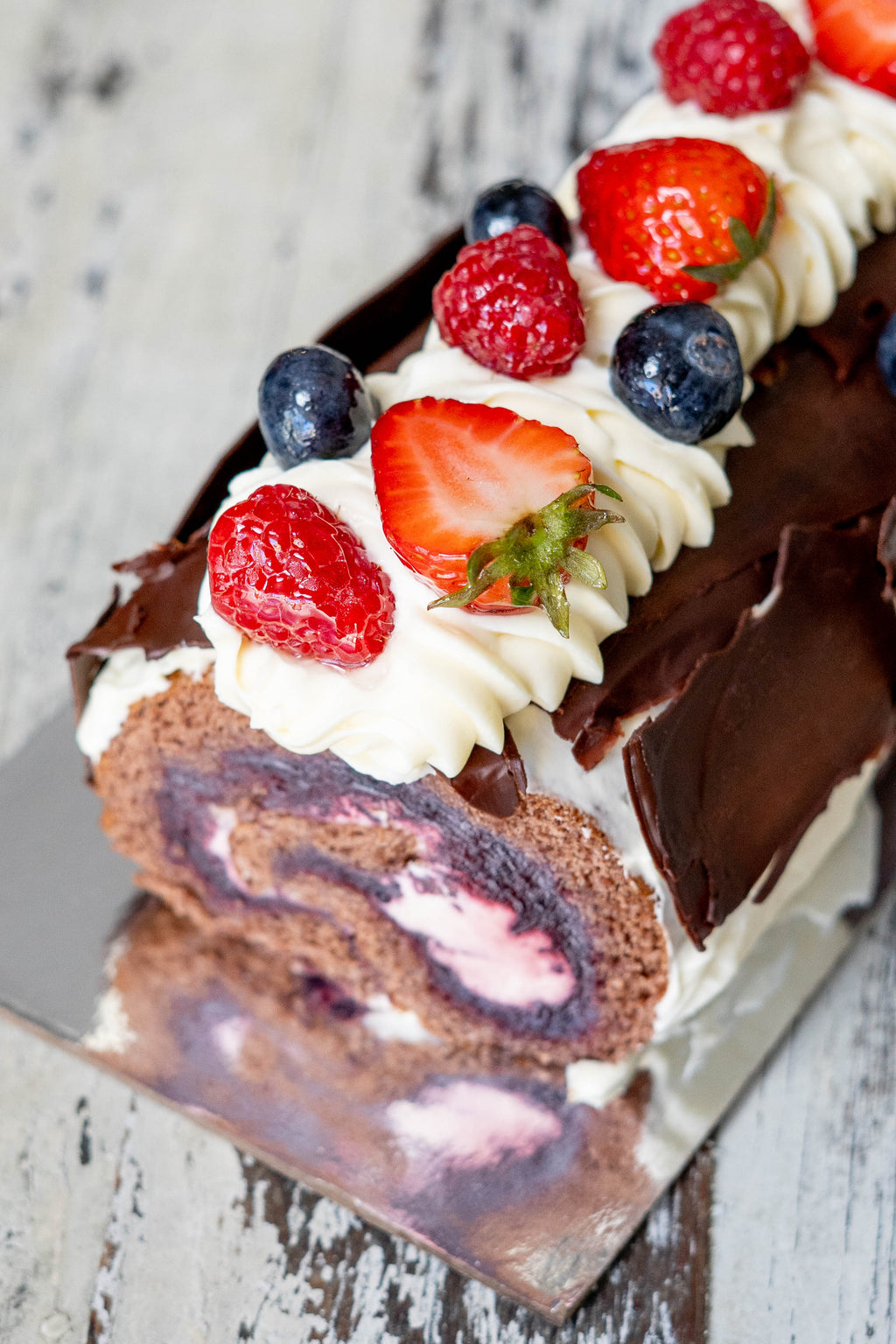 Chocolate Log/Tronco de Chocolate