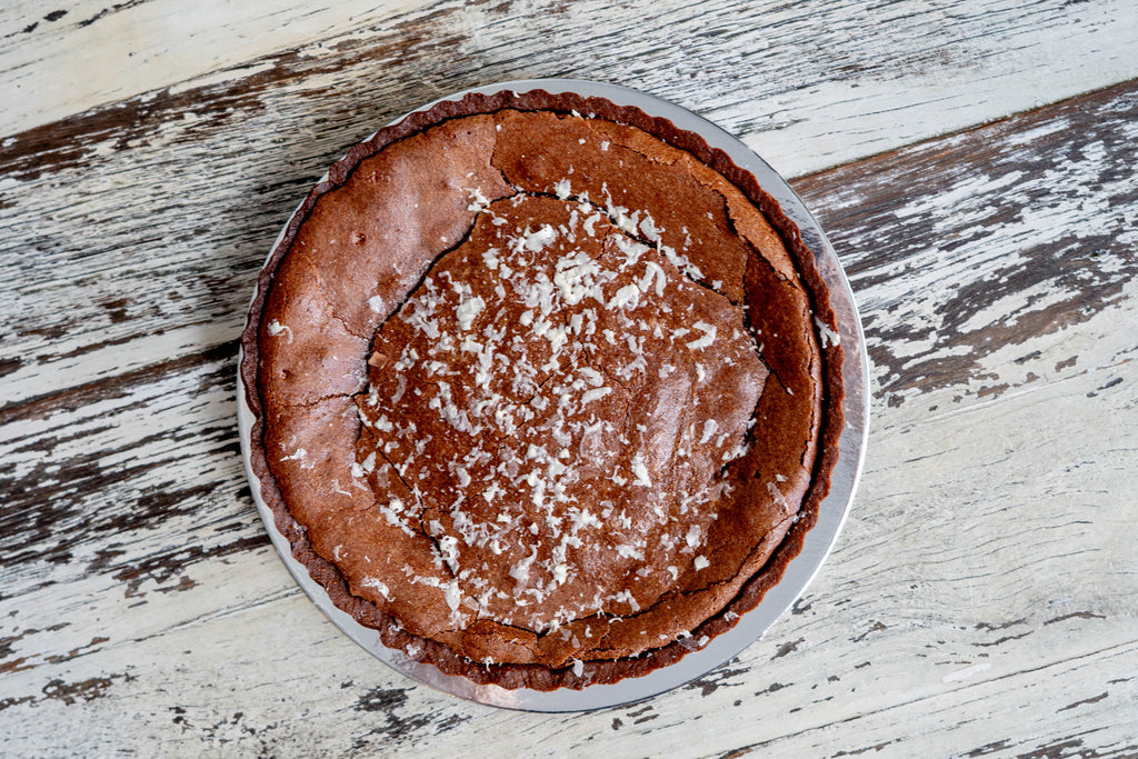 Baked Chocolate Tart 8" (Christmas)