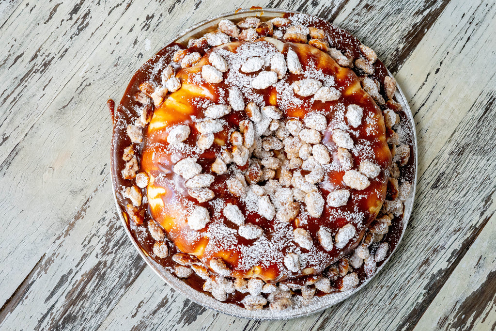 Molotof With Salted Caramel and Almond