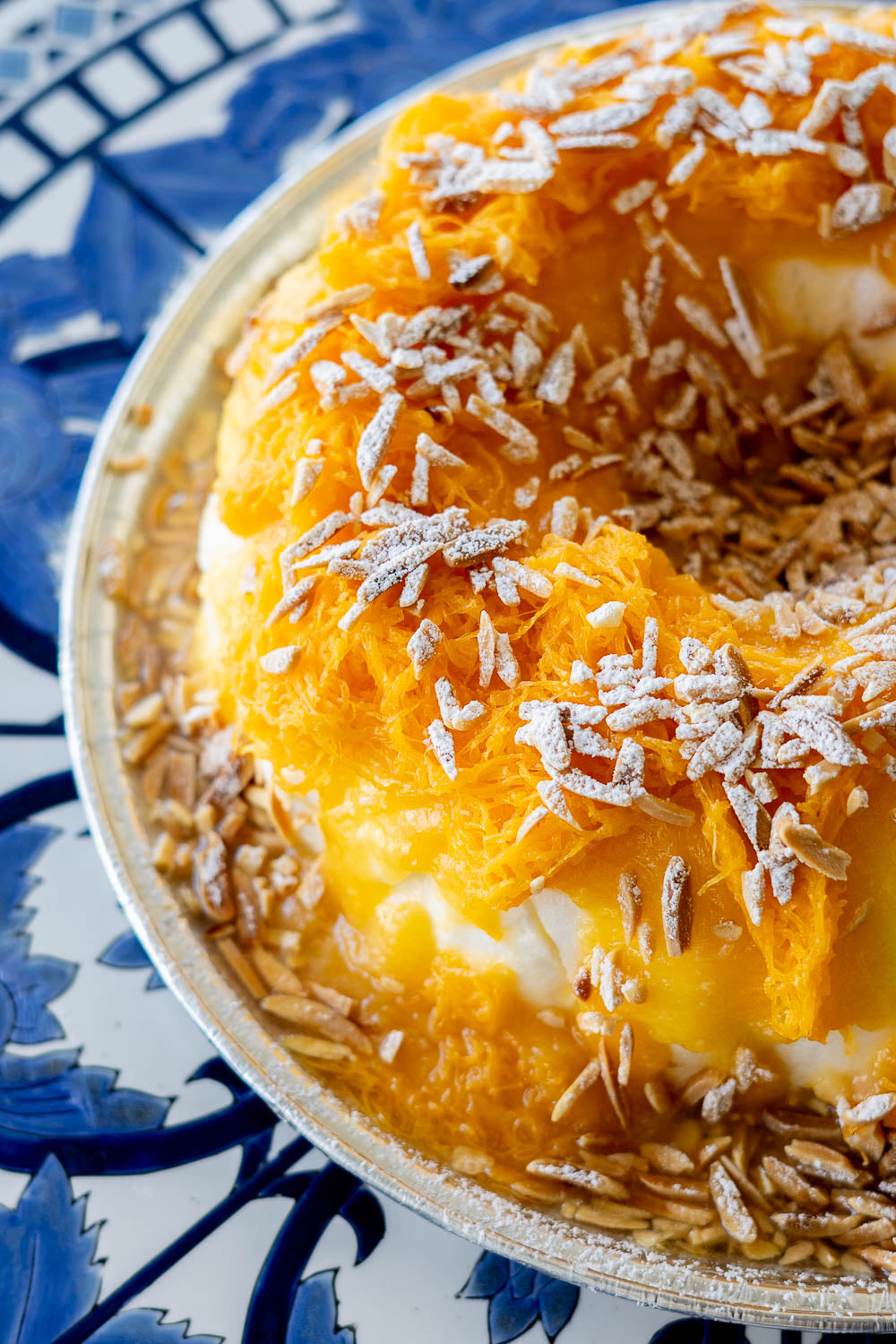 Molotf with Egg Jam, Almond and Fios de Ovos