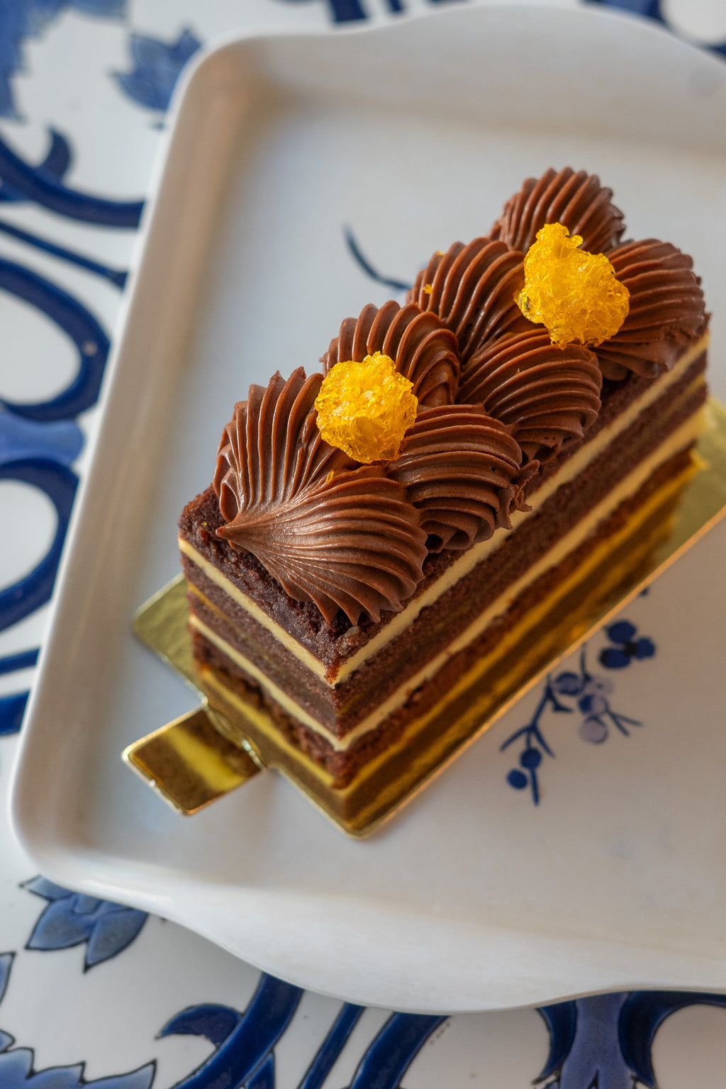 Chocolate Sponge & Mandarin Cake - Vegan