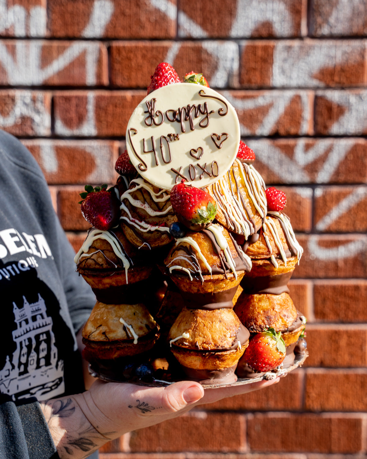 Portuguese Tart Tower