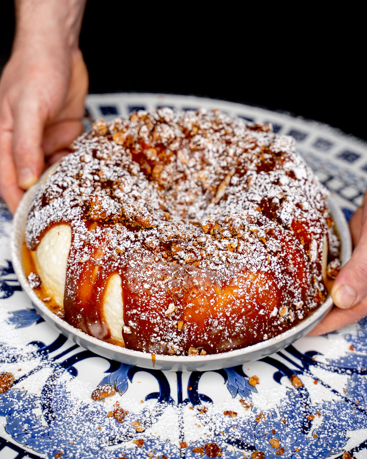 Molotof With Salted Caramel and Almond